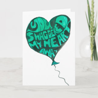あなたの心をスウェガーで奪ったラブカード カード