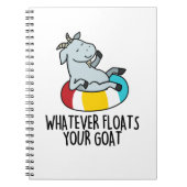 あなたの心を満たすもの 面白い動物の駒 ノートブック (正面)