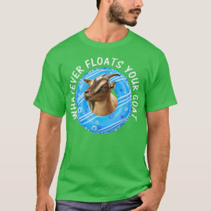 あなたの心を満たすTシャツ 面白い ヤギのジョーク L Tシャツ