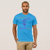 あなたの心を解放し、スキーのTシャツ行って下さい Tシャツ (正面フル)