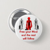 あなたの心ボタンを放して下さい 缶バッジ (正面&裏面)