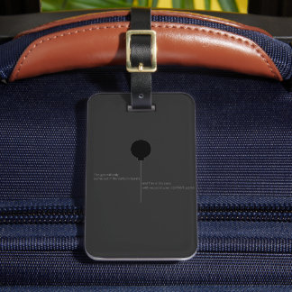 あなたの心地よいゾーンを超えてバースト ラゲッジタグ