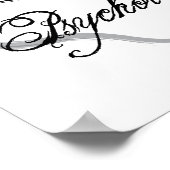 あなたの心理学者を愛する ポスター (角)