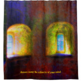 あなたの心遠くにのクモの巣をシャワー – 贅沢 シャワーカーテン (正面)