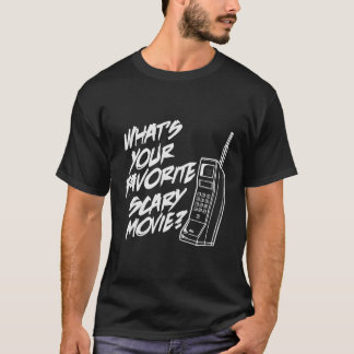 あなたの怖い映画お気に入りのハロウィーンのホラーモフ Tシャツ