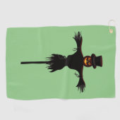 あなたの怖い良いゴルフゲームのために:ハロウィーンをテーマにした ゴルフタオル (横)