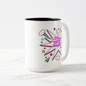 あなたの思考の力を過小評価しないT-S ツートーンマグカップ (正面右)