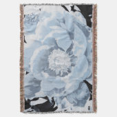 あなたの思考毛布の投球のためのシャクヤク スローブランケット (正面縦)