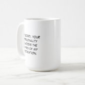 あなたの性格が悪い コーヒーマグカップ (正面左)