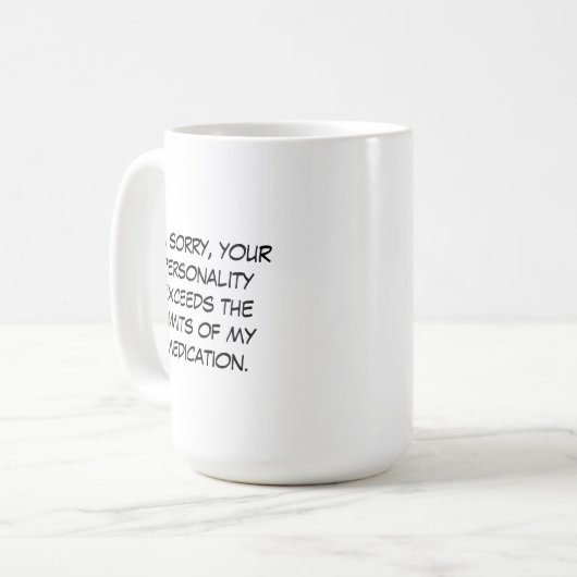 あなたの性格が悪い コーヒーマグカップ (正面左)