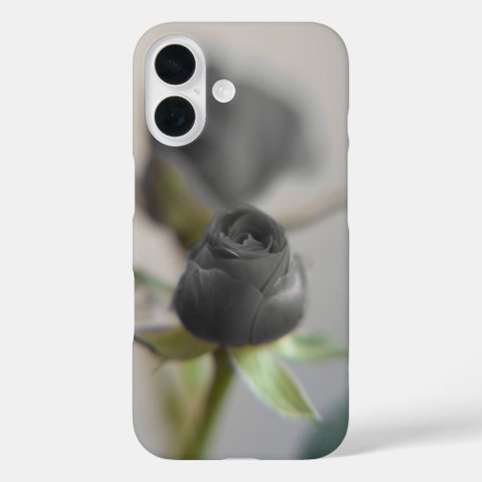 あなたの恋人に捧げる黒いバラ Case-Mate iPhoneケース (裏面)