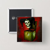 あなたの恐れボタンに直面して下さい 缶バッジ (正面&裏面)