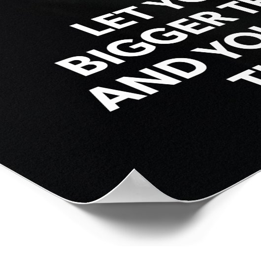 あなたの恐怖よりも大きな夢 – やる気を起こさせる Wolf ポスター (角)