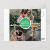 あなたの息子へのハッピーバースデー、あなたの夫への穴 ポストカード (裏面)