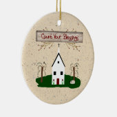 あなたの恵みのオーナメントを数えて下さい セラミックオーナメント (右)