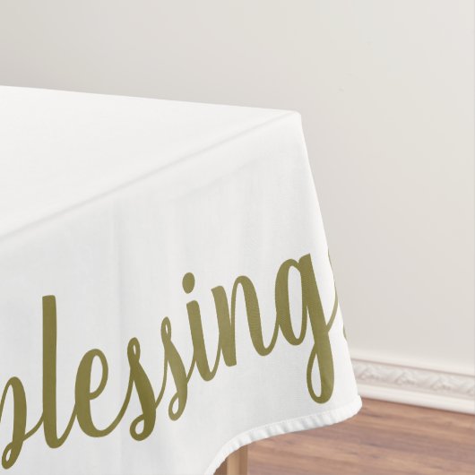 あなたの恵みの休日の感謝祭の装飾を数えて下さい テーブルクロス (インサイチュ)