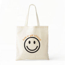 あなたの恵みの前向きなメッセージのバッグ焦点!