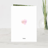 あなたの恵みの豊かな婚約、フォイルカード 箔グリーティングカード (裏面)