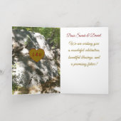 あなたの恵みの豊かな婚約、フォイルカード 箔グリーティングカード (内側レイダウン)