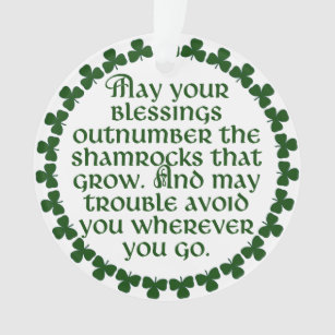 あなたの恵みはアイルランド語シャムロックを数で圧倒するように オーナメント