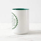 あなたの恵みはアイルランド語シャムロックを数で圧倒するように マグカップ (中央)