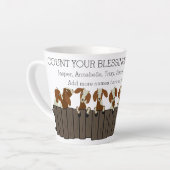 あなたの恵みをカウント カフェラテマグ (左アングル)