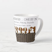 あなたの恵みをカウント カフェラテマグ (右アングル)