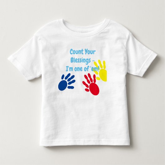 あなたの恵みをカウントToddler Tシャツ (正面)