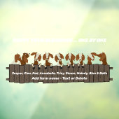 あなたの恵みを数素朴える9ヤギの柵 ウィンドウサイン (シート3)