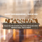 あなたの恵みを数素朴える9ヤギの柵 ウィンドウサイン (シート2)