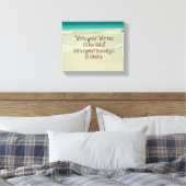 あなたの恵みを石の引用文で彫る キャンバスプリント (インサイチュ (寝室))