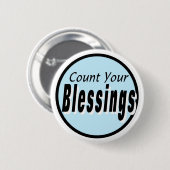 あなたの恵みボタンを数えて下さい 缶バッジ (正面&裏面)