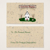 あなたの恵み教会のつるラベル (正面&裏面)