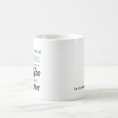 あなたの悩みのマグを浸して下さい コーヒーマグカップ (中央)