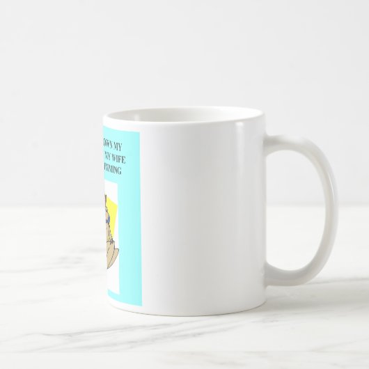 あなたの悩みの溺死 コーヒーマグカップ (右)