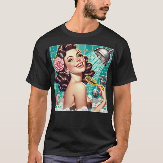 あなたの悩みを洗い流して! Tシャツ (正面)