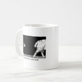 あなたの情熱のボーダーコリーを追求して下さい コーヒーマグカップ (正面左)