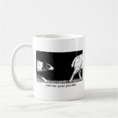 あなたの情熱のボーダーコリーを追求して下さい コーヒーマグカップ (左)