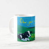 あなたの情熱のマグを後を追って下さい コーヒーマグカップ (正面左)