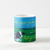 あなたの情熱のマグを後を追って下さい コーヒーマグカップ (中央)