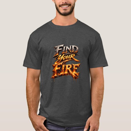 あなたの情熱を見つけよう Tシャツ (正面)