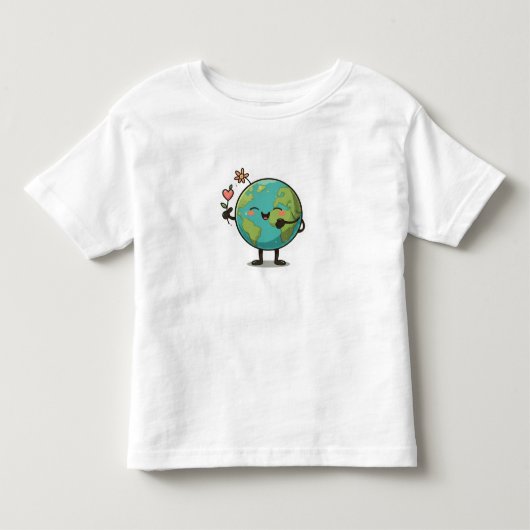 あなたの惑星を愛する トドラーTシャツ (正面)