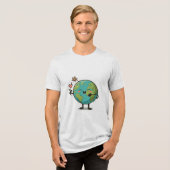 あなたの惑星を愛する トライブレンドＴシャツ (正面全面)