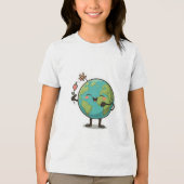 あなたの惑星を愛する トライブレンドＴシャツ (正面)