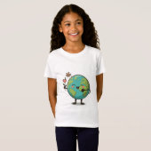 あなたの惑星を愛する Tシャツ (正面フル)