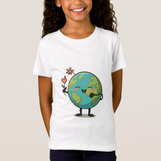 あなたの惑星を愛する Tシャツ (正面)