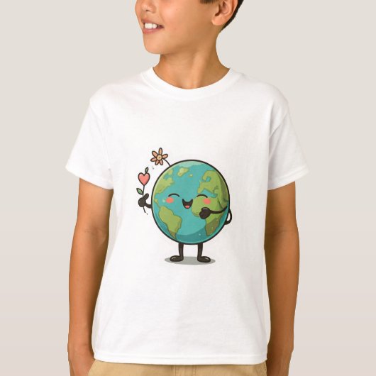 あなたの惑星を愛する Tシャツ (正面)