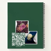 あなたの想像力、あなたの創造 – 花屋の店 ノートブック (裏面)