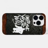 あなたの意志(ホッケー)ケースメイトiPhoneケースを課す Case-Mate iPhoneケース (裏面 (横))