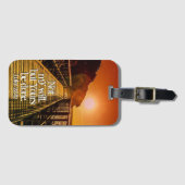 あなたの意思ではなく、あなたの御心のままに Luke 22:42 御言葉 ラゲッジタグ (正面横)